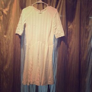 Rag & Bone Niki Pointelle Stretch Fit, Flare Dress